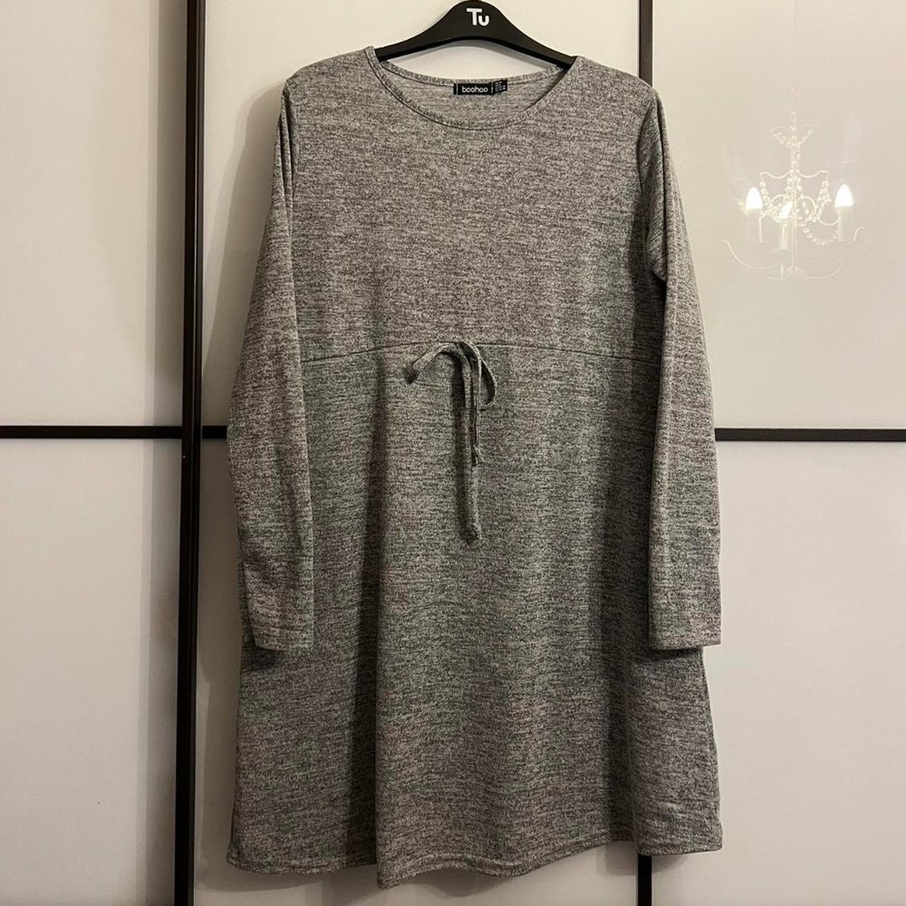 Boohoo Womens Grey Dress